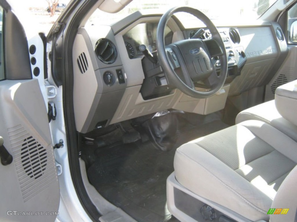 2008 Ford F350 Super Duty XL SuperCab 4x4 Medium Stone Dashboard Photo #78483854