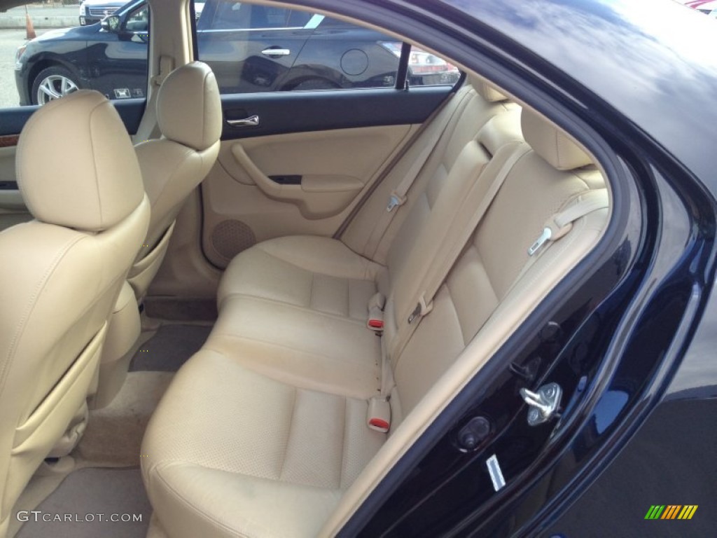 2008 Acura TSX Sedan Rear Seat Photo #78484213