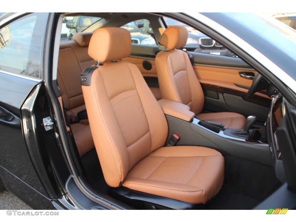2012 3 Series 328i Coupe - Black Sapphire Metallic / Saddle Brown photo #27