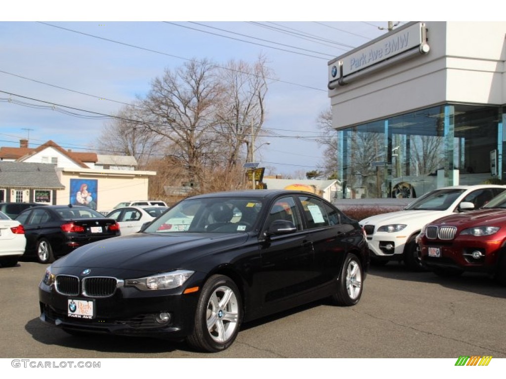 2013 3 Series 328i xDrive Sedan - Black Sapphire Metallic / Black photo #1