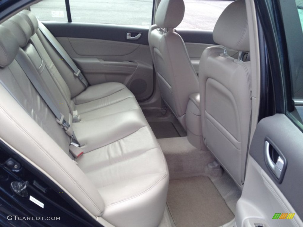 2008 Hyundai Sonata Limited V6 Rear Seat Photos