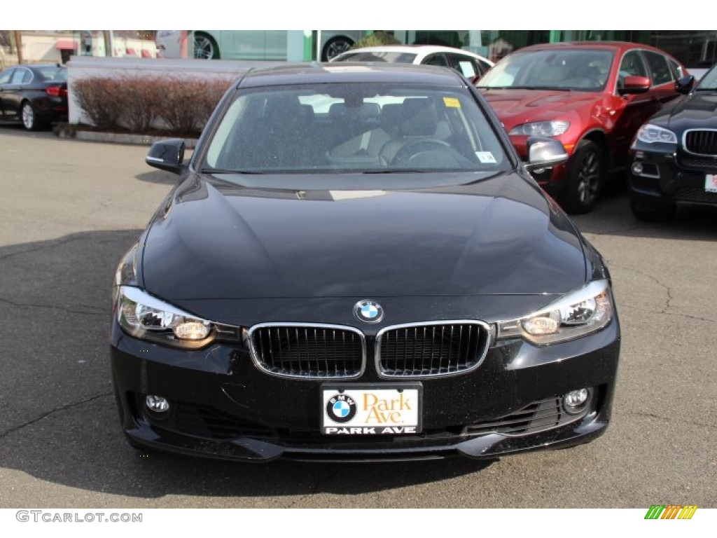 2013 3 Series 328i xDrive Sedan - Black Sapphire Metallic / Black photo #2