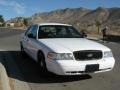 2008 Vibrant White Ford Crown Victoria Police Interceptor  photo #1