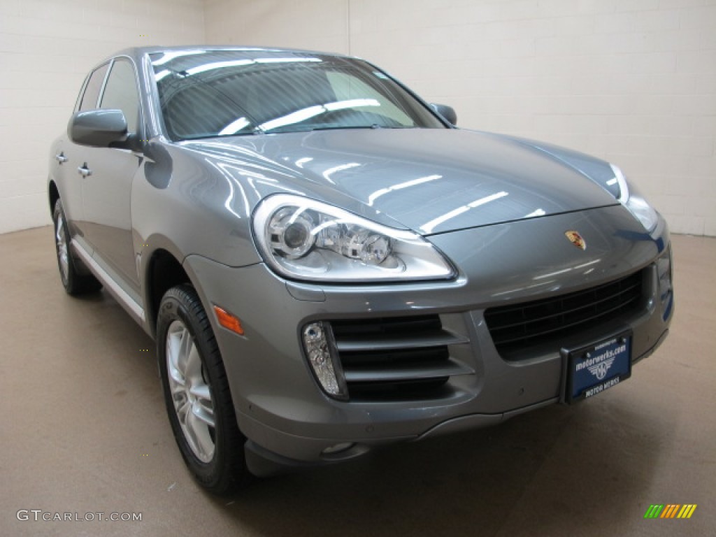 2008 Cayenne S - Meteor Grey Metallic / Black photo #1