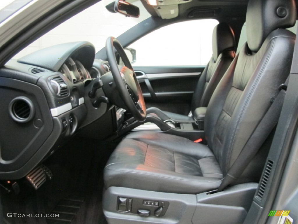 Black Interior 2008 Porsche Cayenne S Photo #78485003