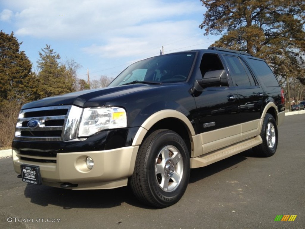 Black 2007 Ford Expedition Eddie Bauer 4x4 Exterior Photo #78485106