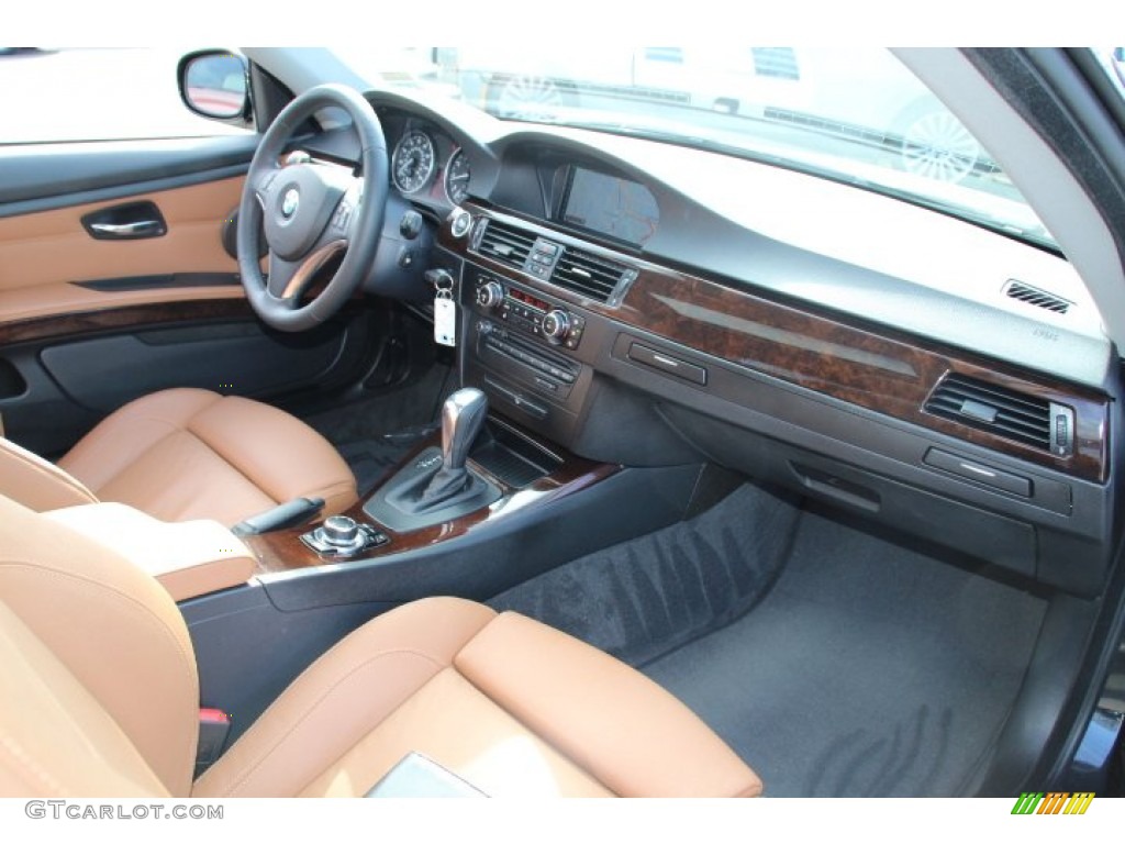 2010 3 Series 328i xDrive Coupe - Black Sapphire Metallic / Saddle Brown Dakota Leather photo #25