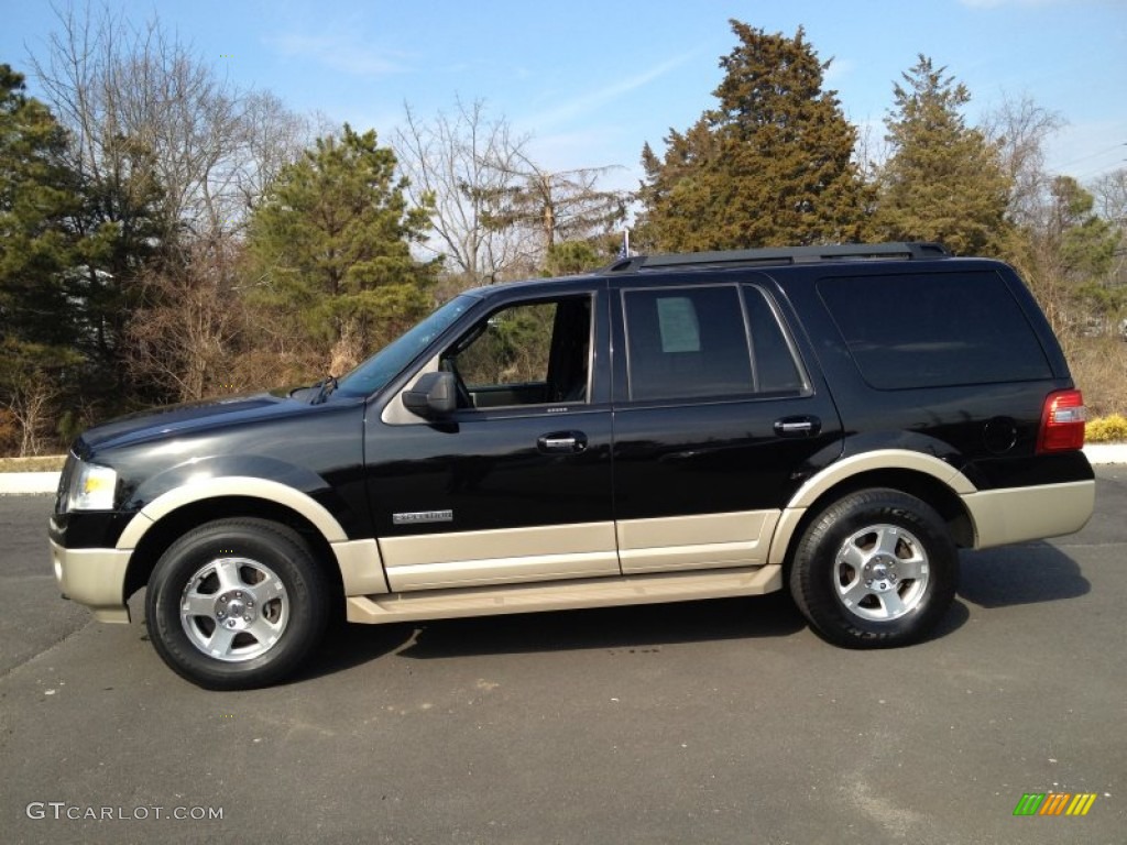 Black 2007 Ford Expedition Eddie Bauer 4x4 Exterior Photo #78485177