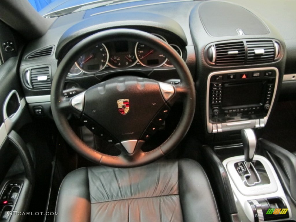 2008 Porsche Cayenne S Black Dashboard Photo #78485203