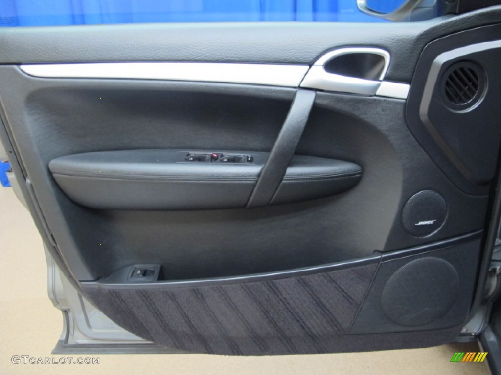 2008 Porsche Cayenne S Black Door Panel Photo #78485479