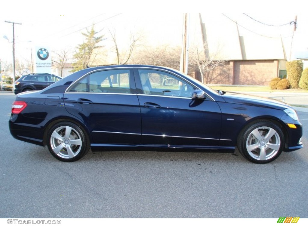 Lunar Blue Metallic 2012 Mercedes-Benz E 350 4Matic Sedan Exterior Photo #78485900