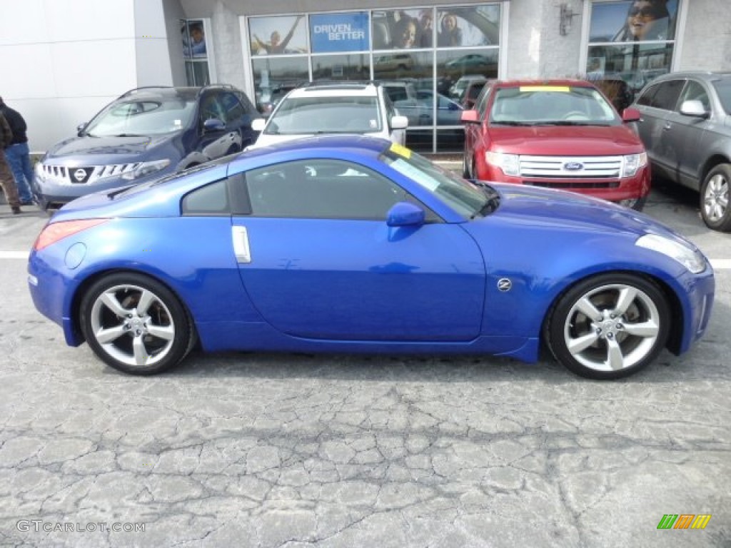 Daytona Blue Metallic 2006 Nissan 350Z Coupe Exterior Photo #78486394