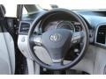2010 Toyota Venza Gray Interior Steering Wheel Photo