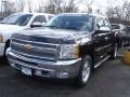 2013 Black Chevrolet Silverado 1500 LT Extended Cab 4x4  photo #1