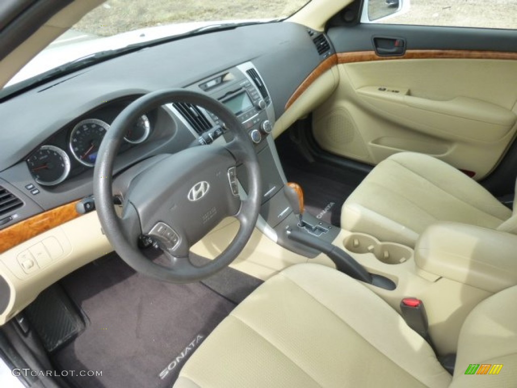 Camel Interior 2009 Hyundai Sonata GLS Photo #78487344