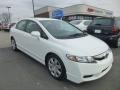 Taffeta White - Civic LX Sedan Photo No. 1