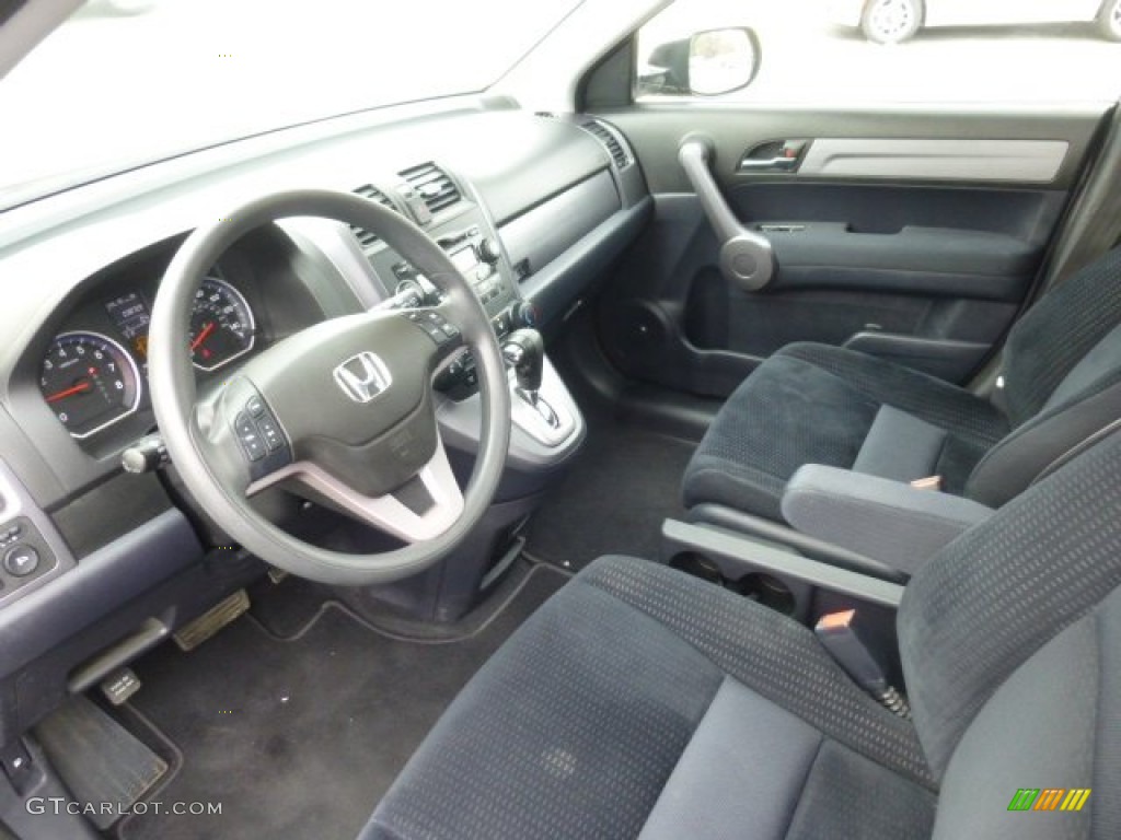 Black Interior 2009 Honda CR-V EX 4WD Photo #78488397