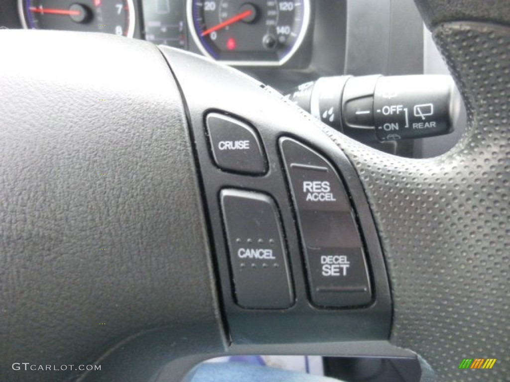 2009 CR-V EX 4WD - Crystal Black Pearl / Black photo #18