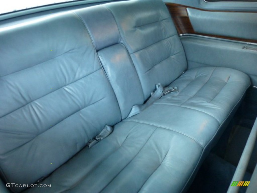 Antique Light Blue Interior 1976 Cadillac DeVille Coupe Photo #78488615