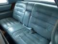 1976 Cadillac DeVille Antique Light Blue Interior Rear Seat Photo