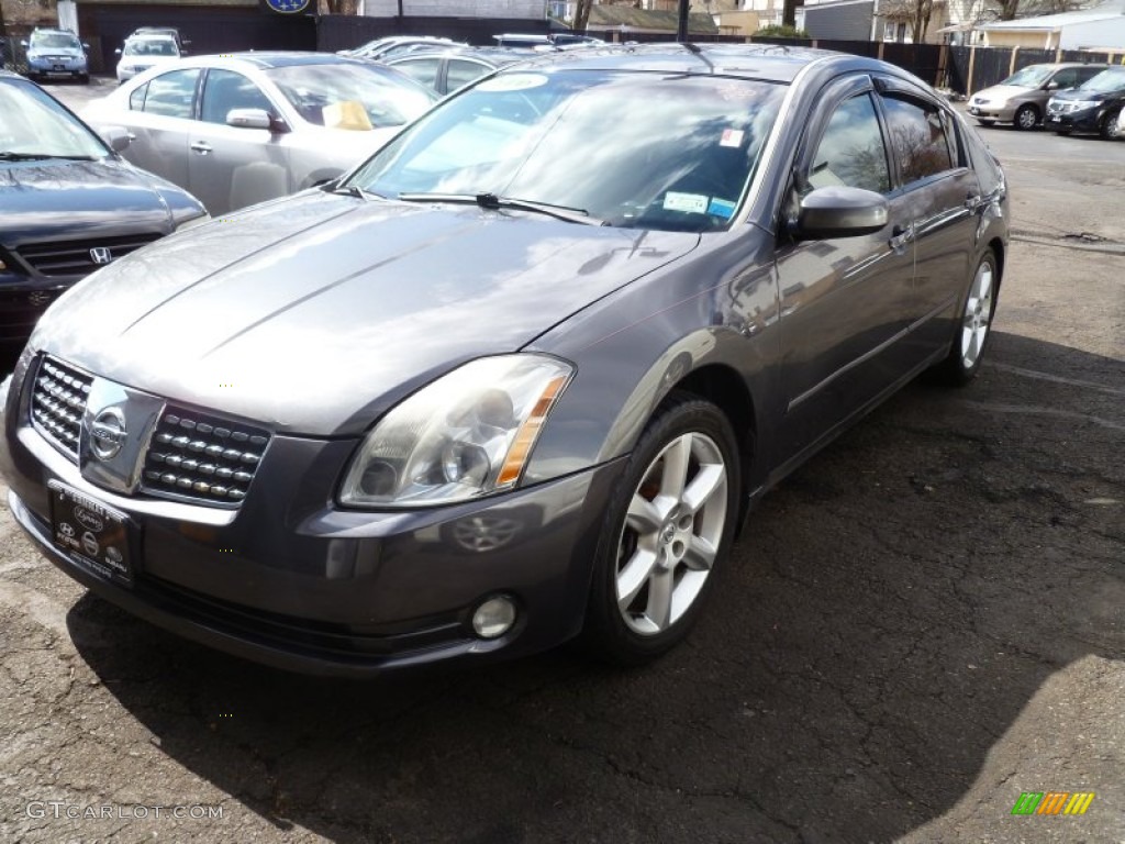 2006 Maxima 3.5 SE - Smoke Metallic / Black photo #2
