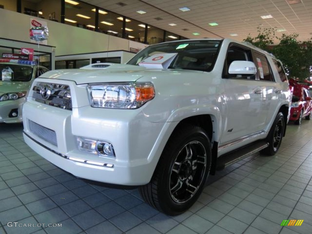 2013 4Runner SR5 4x4 - Blizzard White Pearl / Black Leather photo #3