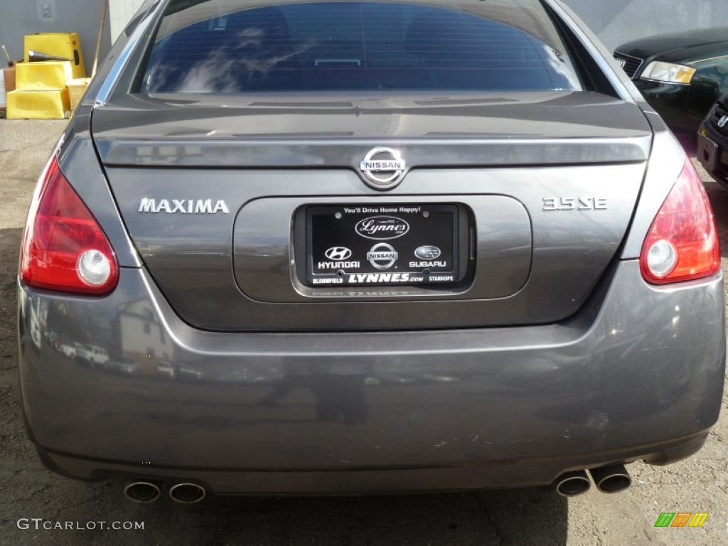2006 Maxima 3.5 SE - Smoke Metallic / Black photo #7
