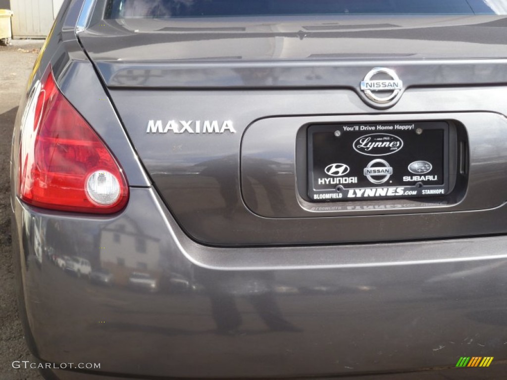 2006 Maxima 3.5 SE - Smoke Metallic / Black photo #8