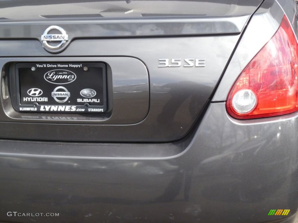2006 Maxima 3.5 SE - Smoke Metallic / Black photo #9