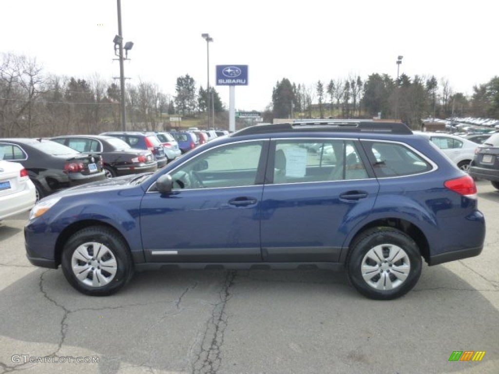 2011 Outback 2.5i Wagon - Azurite Blue Pearl / Warm Ivory photo #4
