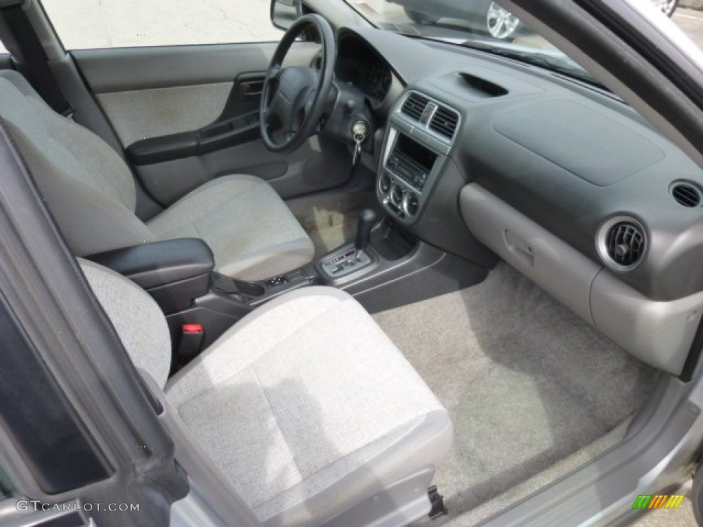 Gray Interior 2002 Subaru Impreza Outback Sport Wagon Photo