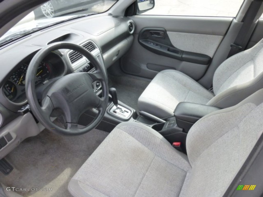 Gray Interior 2002 Subaru Impreza Outback Sport Wagon Photo #78489537
