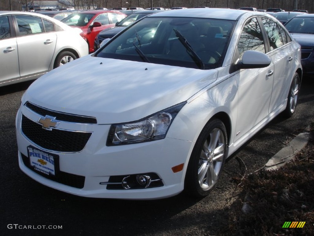 2013 Cruze LTZ/RS - Summit White / Cocoa/Light Neutral photo #1