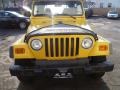 2000 Solar Yellow Jeep Wrangler SE 4x4  photo #2