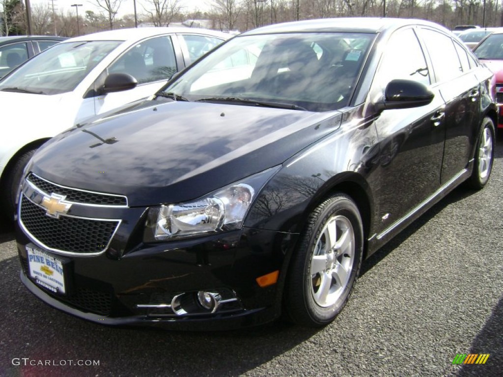 2013 Cruze LT/RS - Black Granite Metallic / Jet Black/Sport Red photo #1