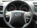 Black 2010 Toyota Highlander SE 4WD Steering Wheel