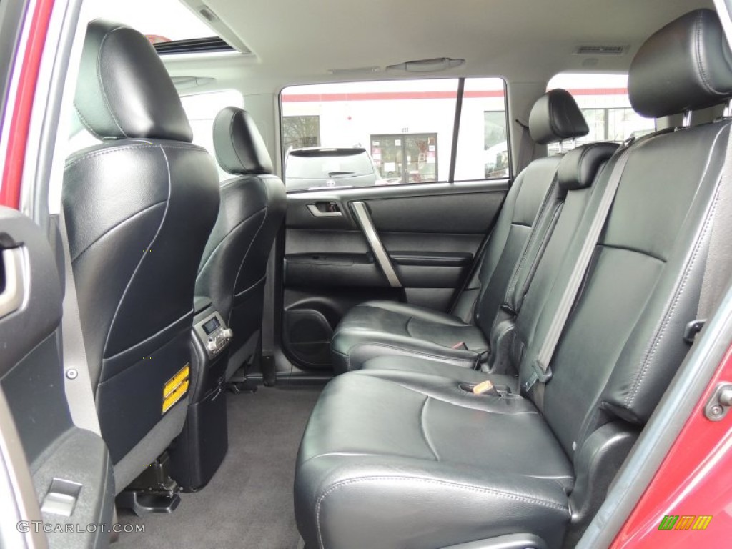2010 Toyota Highlander SE 4WD Rear Seat Photos