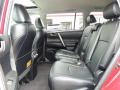 2010 Toyota Highlander Black Interior Rear Seat Photo