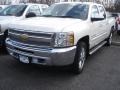 2013 Summit White Chevrolet Silverado 1500 LT Crew Cab 4x4  photo #1