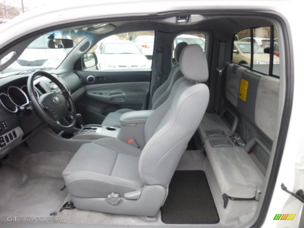 Graphite Gray Interior 2008 Toyota Tacoma V6 TRD Sport Access Cab 4x4 Photo #78491243