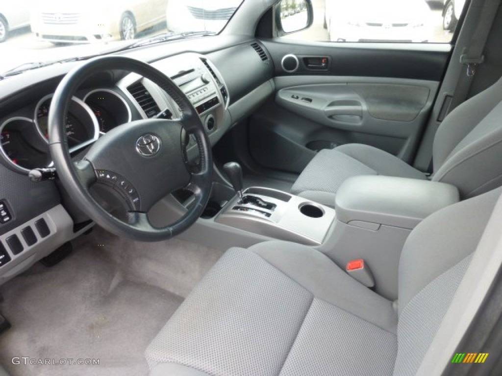Graphite Gray Interior 2008 Toyota Tacoma V6 TRD Sport Access Cab 4x4 Photo #78491282