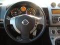 2008 Nissan Sentra SE-R Charcoal Interior Steering Wheel Photo