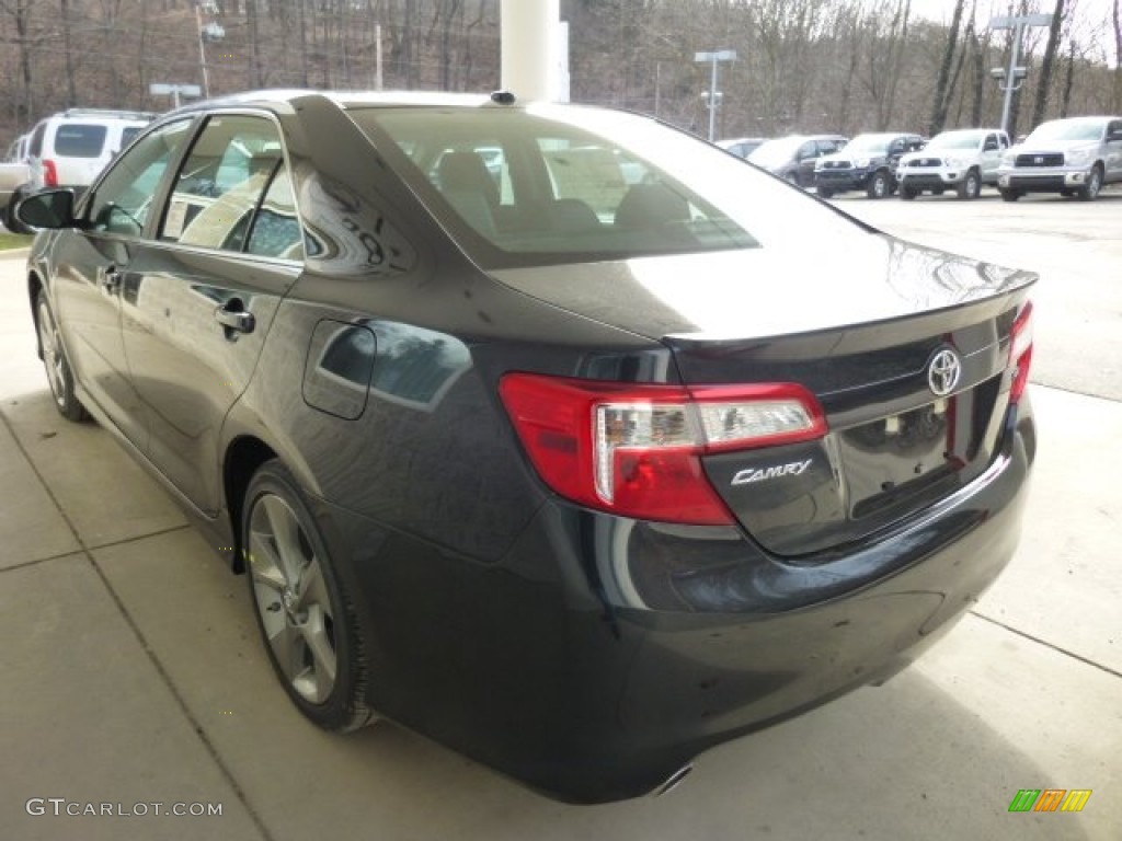 2013 Camry SE V6 - Cosmic Gray Metallic / Black/Ash photo #4