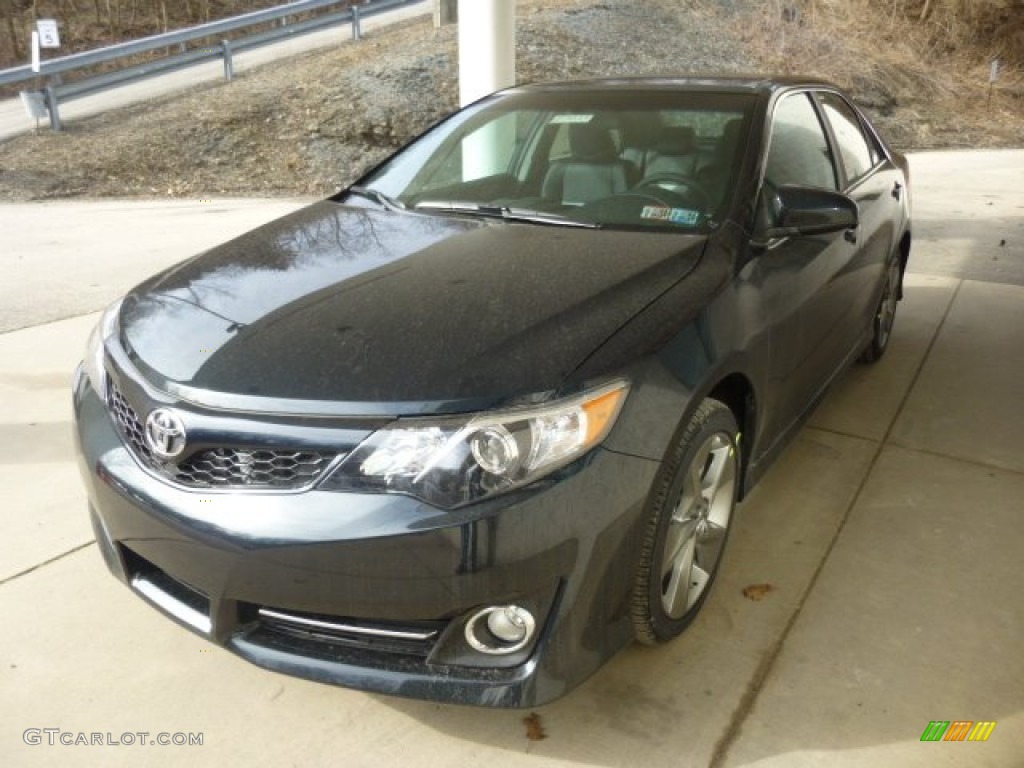 2013 Camry SE V6 - Cosmic Gray Metallic / Black/Ash photo #5