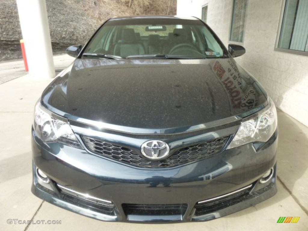 2013 Camry SE V6 - Cosmic Gray Metallic / Black/Ash photo #6