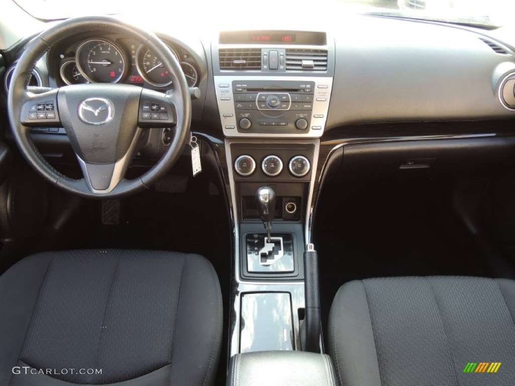 2012 Mazda MAZDA6 i Touring Sedan Black Dashboard Photo #78492494