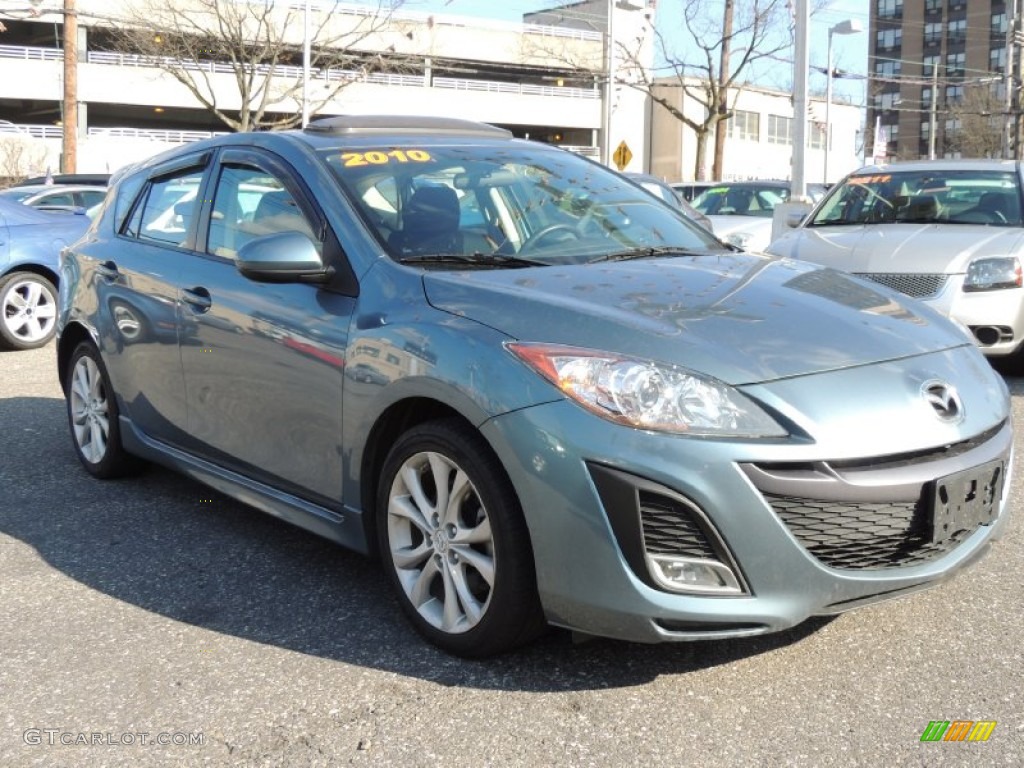 2010 MAZDA3 s Sport 5 Door - Gunmetal Blue Mica / Black photo #4