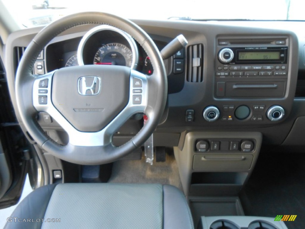 2006 Honda Ridgeline RTL Olive Dashboard Photo #78492971