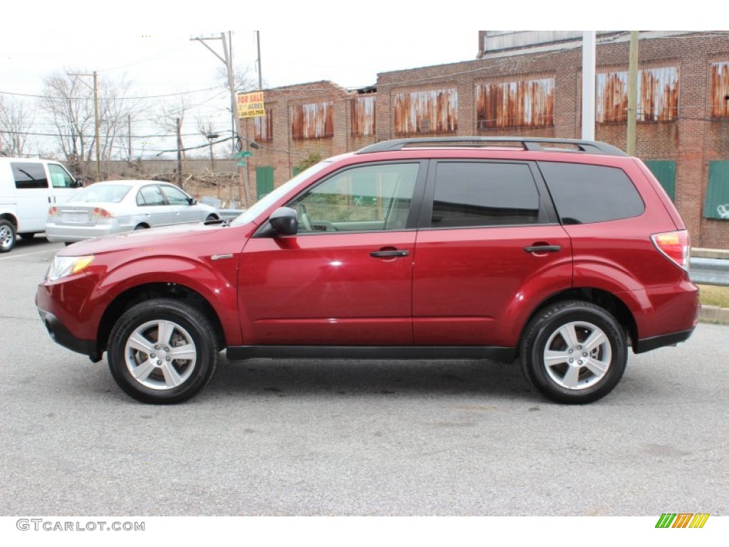 Camellia Red Pearl 2012 Subaru Forester 2.5 X Exterior Photo #78493388