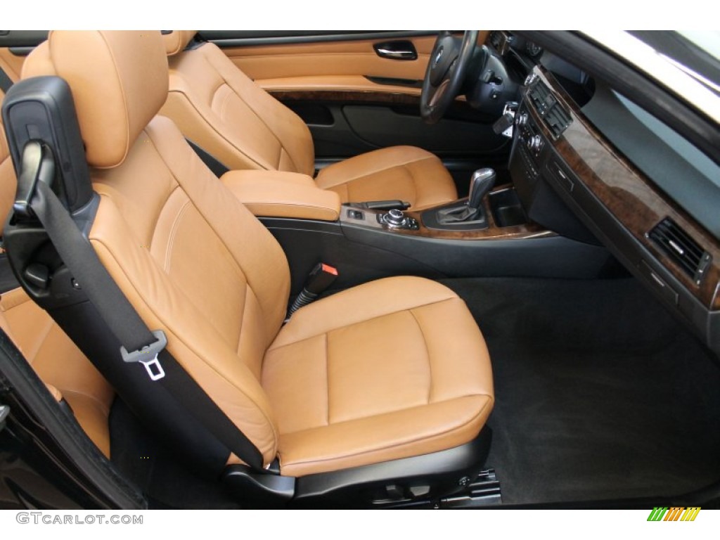 2010 3 Series 328i Convertible - Black Sapphire Metallic / Saddle Brown Dakota Leather photo #10
